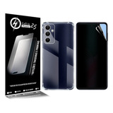 Capinha + Película Hydrogel Privacidade Para Galaxy M54 M546