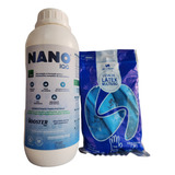 Nano 1l Para Piscinas,substitui Cloro E Algicidas+brinde 