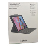 Funda Con Teclado Logitech Slim Folio Bluetooth Para iPad