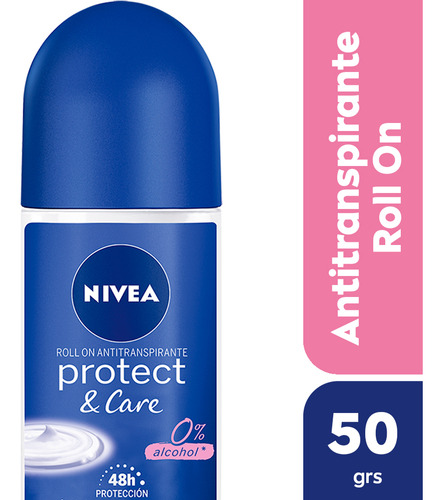 Nivea Desodorante Roll On Protect & Care 50ml