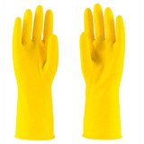 Guantes Multiuso Amarillo De Latex Par