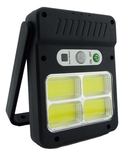 Foco Solar De Pared Con 4 Placas Led Cob - Modelo Yk 606