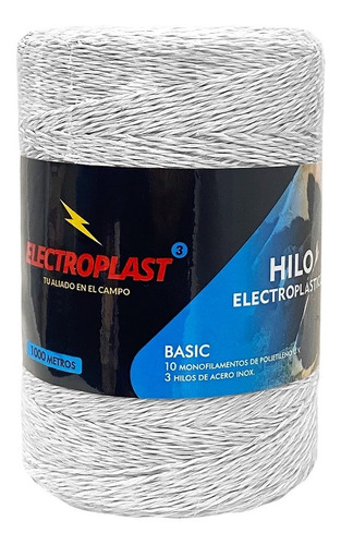 Hilo Boyero Electrico Electroplast® 1000 Metros Basic 3h