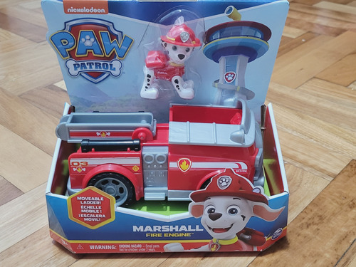 Paw Patrol Vehiculo Con Figura Marshall