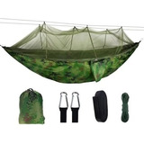 Hamaca Militar Camuflada Con Mosquitero 