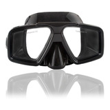 Visor Buceo Escualo Modelo M02 Color Silicon Negro