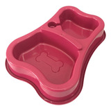 Comedouro Duplo Para Cachorro Gatos Pet Bebedouro Automatico Cor Comedouro Duplo Automatico Rosa