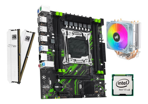 Kit Xeon Placa Mãe Gamer Machinist Pr9 2666 V3 + 16gb Ddr4