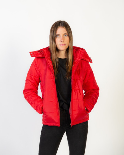 Campera Puffer Niza Con Capucha Desmontable