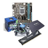 Kit I5 6400 + Placa Mãe H110 Ddr4 + 8gb 2666mhz + Ssd 240 Gb