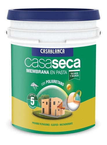 Casaseca Membrana En Pasta Poliuretanica X 20kg Pintumm