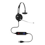 Kit Com 10 Headset Telemarketing Usb Htu-310 Top Use