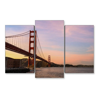 Cuadro Decorativo Moderno San Fco Golden Gate Jd-0259 M | Meses sin interés