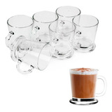 Taza Mug Para Café Arabica Con Manija Bebidas 180ml X6
