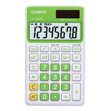 Calculadora De Funções Padrão Casio Sl-300vc, Verde