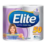 Papel Higiénico Elite Ultra Doble Hoja - 4 Unid. 50 Mts C/u