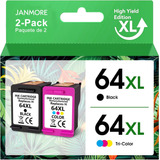 Cartucho De Tinta 64xl Compatible Para Hp 64 Xl Cartucho De