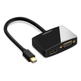 Mini Dp A Hdmi Vga Adaptador Conversor Ugreen Mini Displaypo