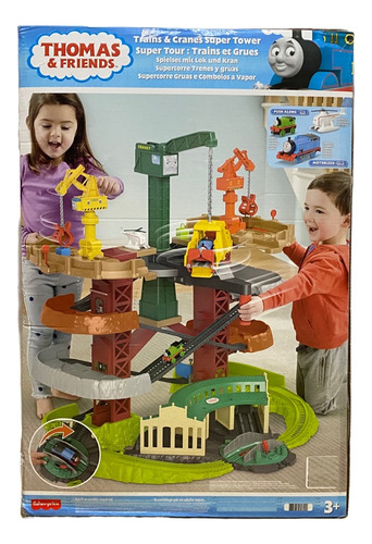 Thomas & Friends Super Torre Trenes Y Gruas 86 Cm