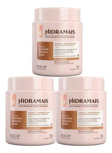 Kit Hidramais Profissional 3 Dragon's Blood