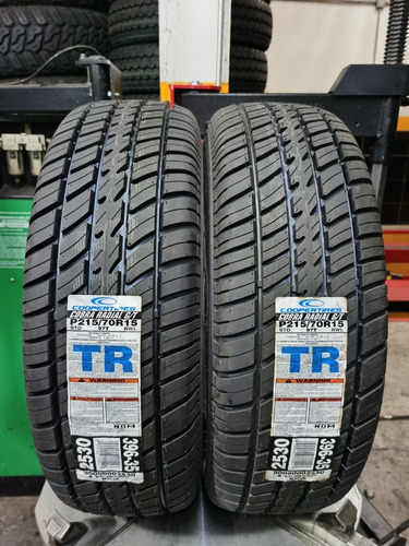 Paquete De 2 Llantas 215/70 R15 Cooper Cobra Gt 97t Msi