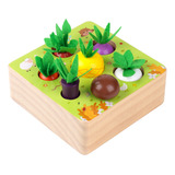 D Montessori Juguetes, Verduras Y Frutas, Madera, Educación