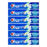 Crest Plus Kit X6 Pasta Dental Deep Clean Fluor Menta 