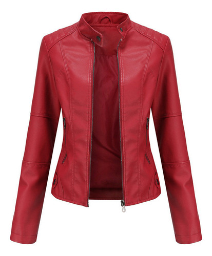 Chaqueta De Cuero For Moto De Ocio For Mujer