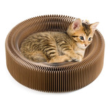 Cama Rascadora Plegable Gatos, Cama De Cartón Gatos, A...