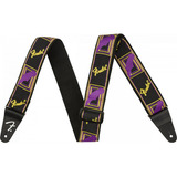 Thaly Fender Monogrammed Neon Strap Purpura/yelow