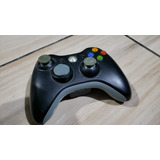 Controle Do Xbox 360 Preto Original Funcionado. Sem A Tampa