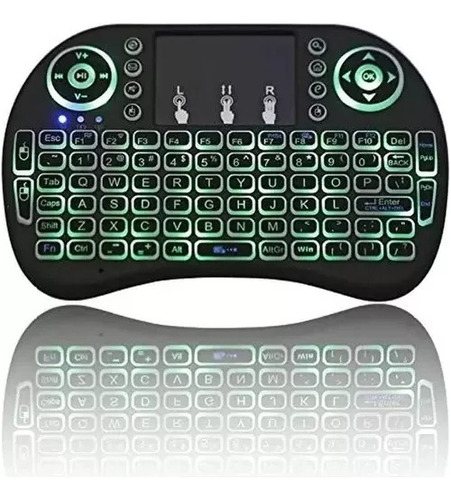 Mini Teclado Controle Sem Fio P/ Tv Smart Tv Box Pc Novo