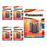 Kit 30 Pilhas Alcalina Aaa Palito Cartela Panasonic 