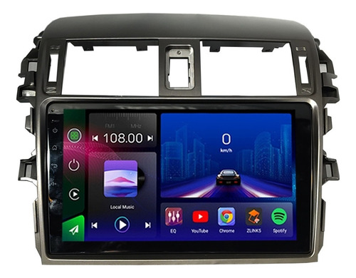 Stereo Multimedia Gps Toyota Corolla 08-13 4gb 64gb Carplay