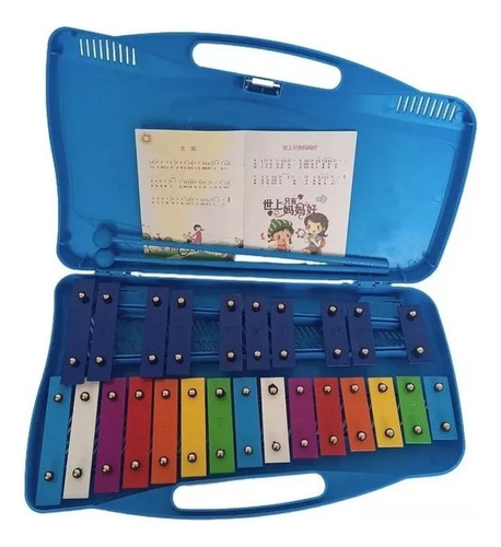 Percussão De Xilofone Profissional De 25 Notas Glockenspiel