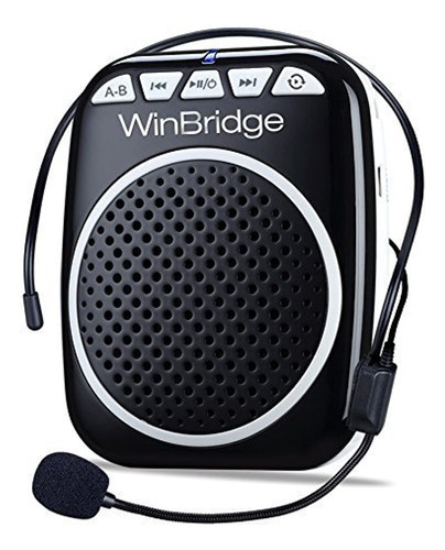 W Winbridge Wb308 Amplificador De Voz Portátil Con Micróf.