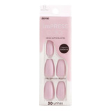 Unhas Postiças Impress Color Bailarina French Lavender 1un