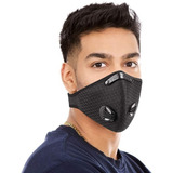 Protector Facial Para Deportes Con Filtro De Carbon Activad