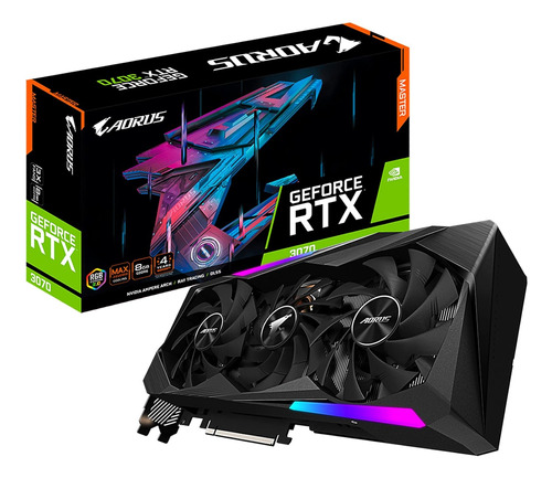 Aorus Geforce Rtx 3070 Master 8g Graphics Card, 3x Windforce