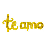 Globos Letras Cursiva Te Amo 