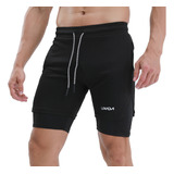 Pantalones Cortos Lixada De Entrenamiento Para Hombre, Panta