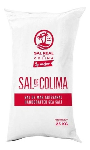 Sal De Mar En Grano Real De Colima 25 Kg