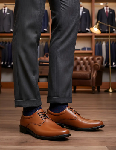 Zapato Vestir Casual Hombre Piel Borrego Pie Diabetico Enco | Meses sin interés