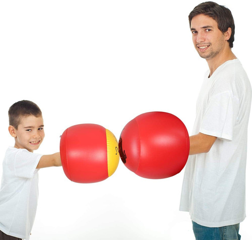 2 Pares De Almohadas De Boxeo Inflables, Inflables Guantes D