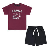 Conjunto Infantil Menino Drone Fly Higher