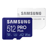 Tarjeta De Memoria Micro Sd De 512 Gb Y 160 Mb Y Adapt Samsung