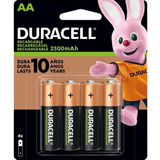 Pilha Recarregável Aa 2500mah (cartela C/4 Pilhas) Duracell