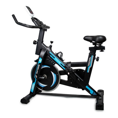 Bicicleta spinning Svelfik Spin Fit azul volante 6kg resistencia magnética | Envío gratis