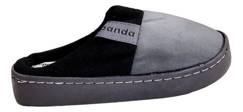 Pantufla Piel Sintética Liviana Hombre Panda 02