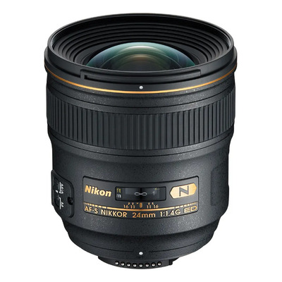 Lente Nikon Af-s Nikkor 24mm F/1.4g Ed Nikon F Negro